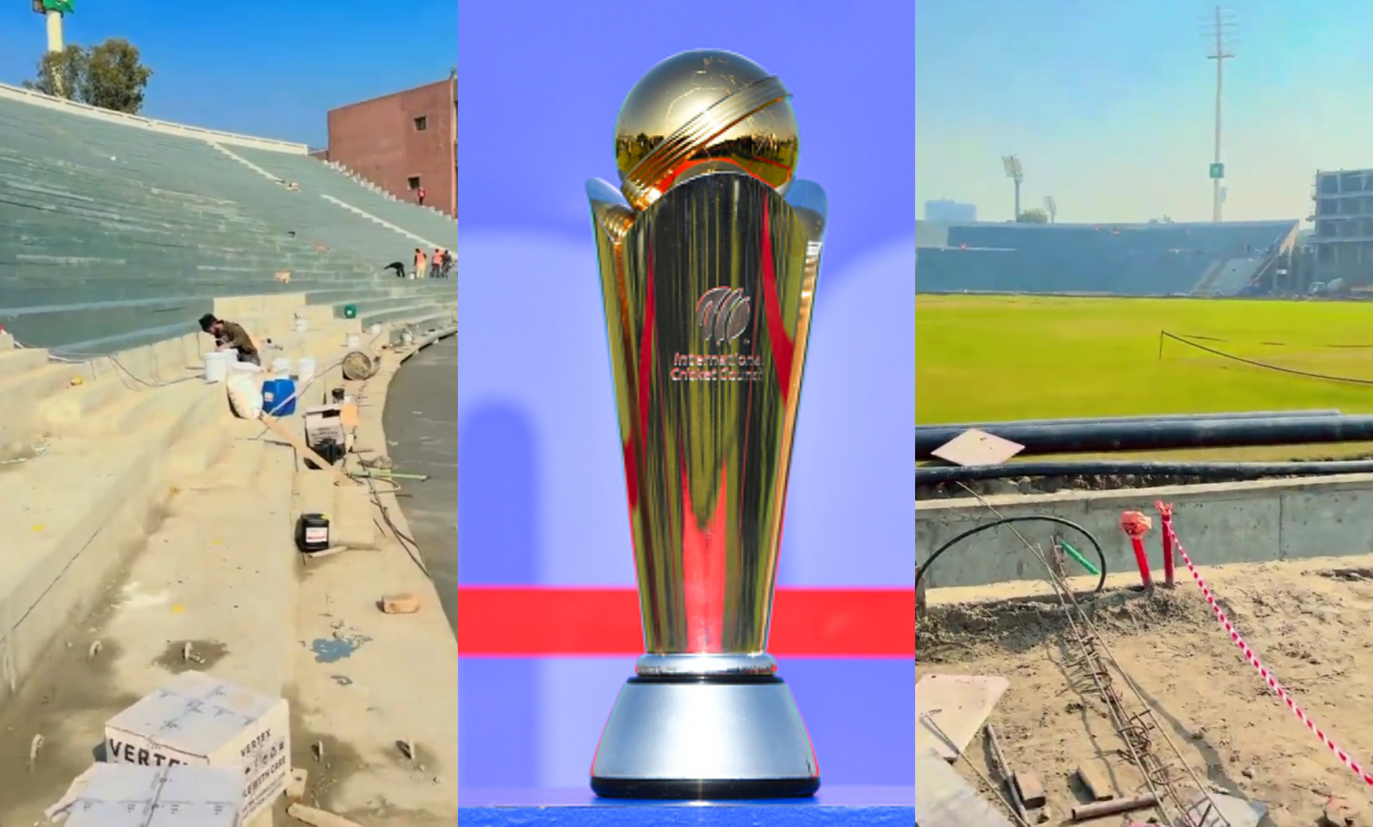 Gaddafi Stadium, Lahore's condition with just over  month to go for CT 2025 | X