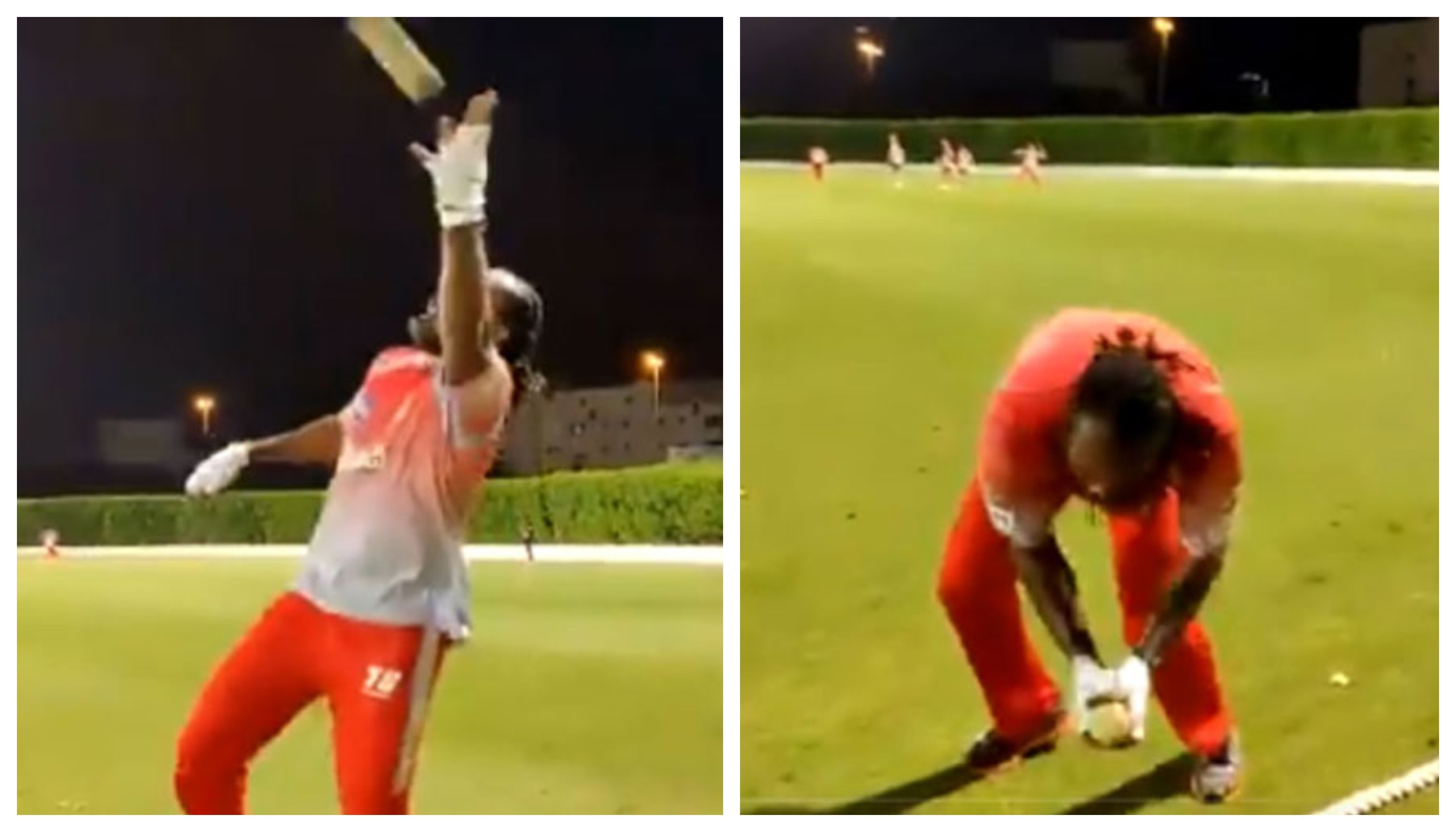 IPL 2020: WATCH – Chris Gayle takes a stunning catch during KXIP’s practice session but with a twist
