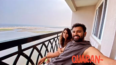 IND v ENG 2021: Rohit Sharma enjoys coastal view with wife Ritika in quarantine