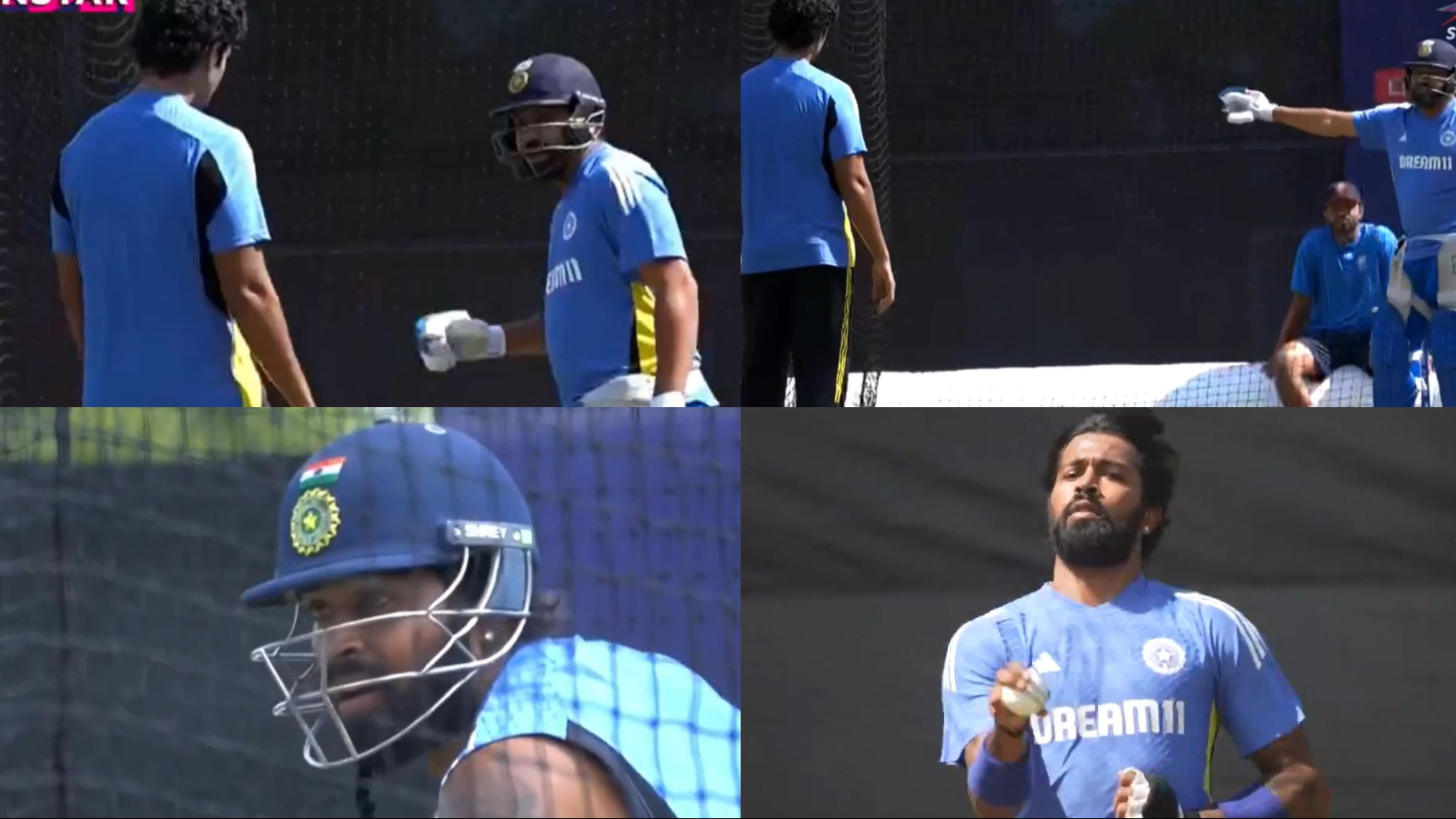 T20 World Cup 2024: WATCH- Hardik Pandya sweats it out in nets; Shivam Dube the bowler gets advice from Rohit Sharma 