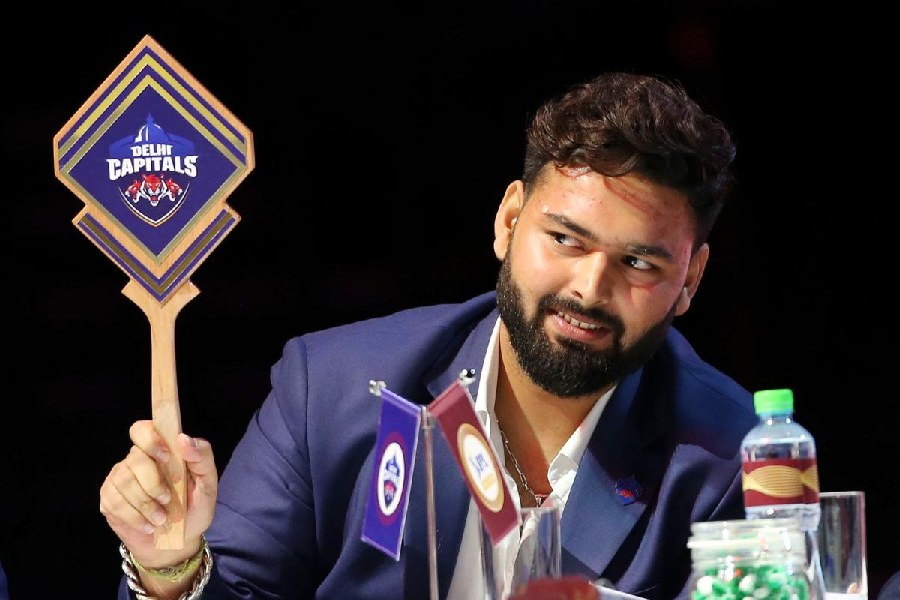 Pant was present at the DC table during the IPL 2024 auction in Dubai on Tuesday | X