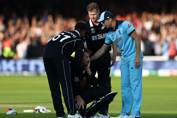 New Zealand players were inconsolable after the eventual outcome in the World Cup final | Getty