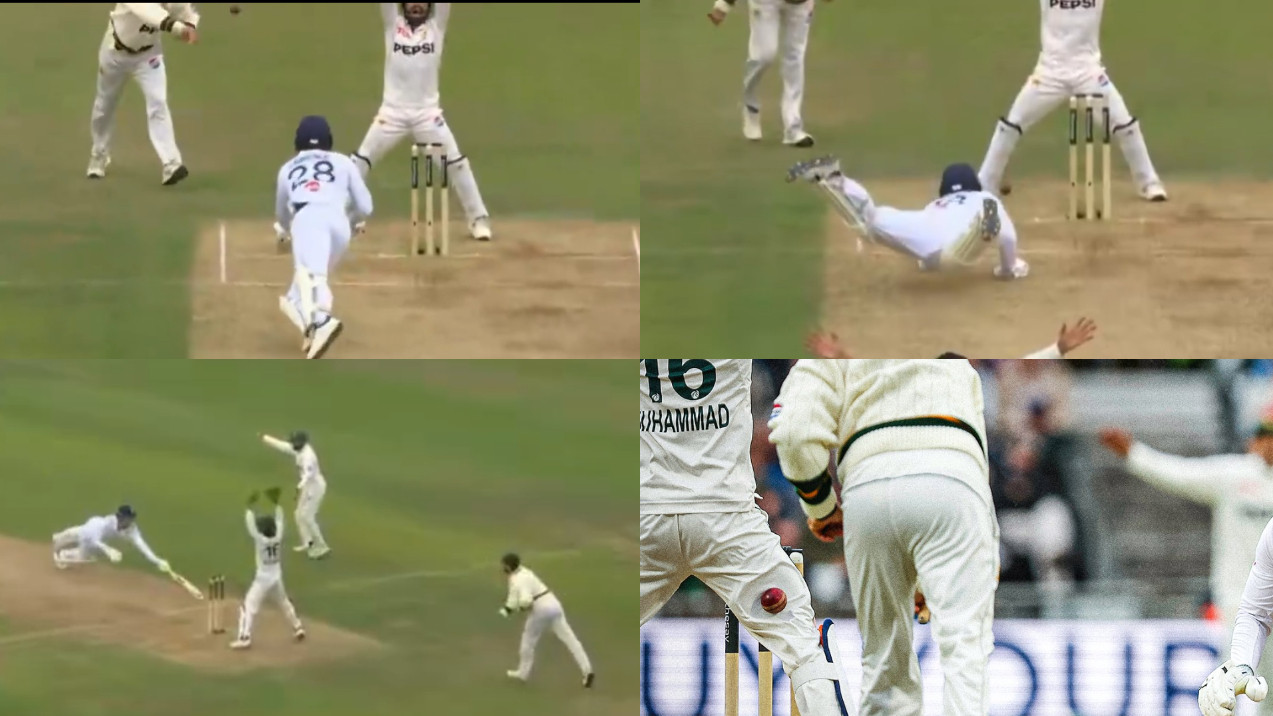 ENG v PAK 2026: WATCH- Pakistan’s comedy of errors gives Dan Lawrence a life as Rizwan’s backside blocks Salman Agha’s throw