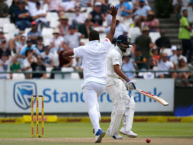 Philander celebrates Kohli's wicket in the second innings of Cape Town Test | AFP