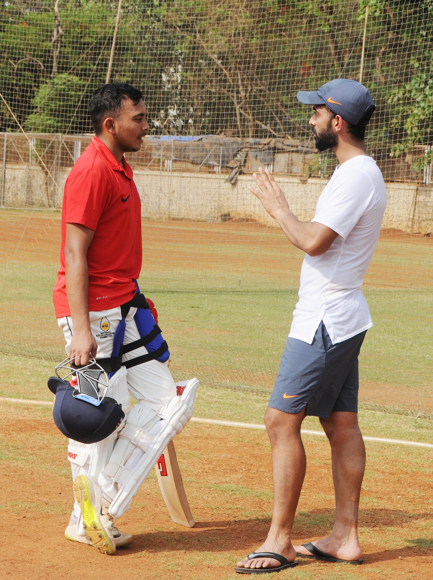 Ajinkya Rahane with Prithvi Shaw | File Phoro