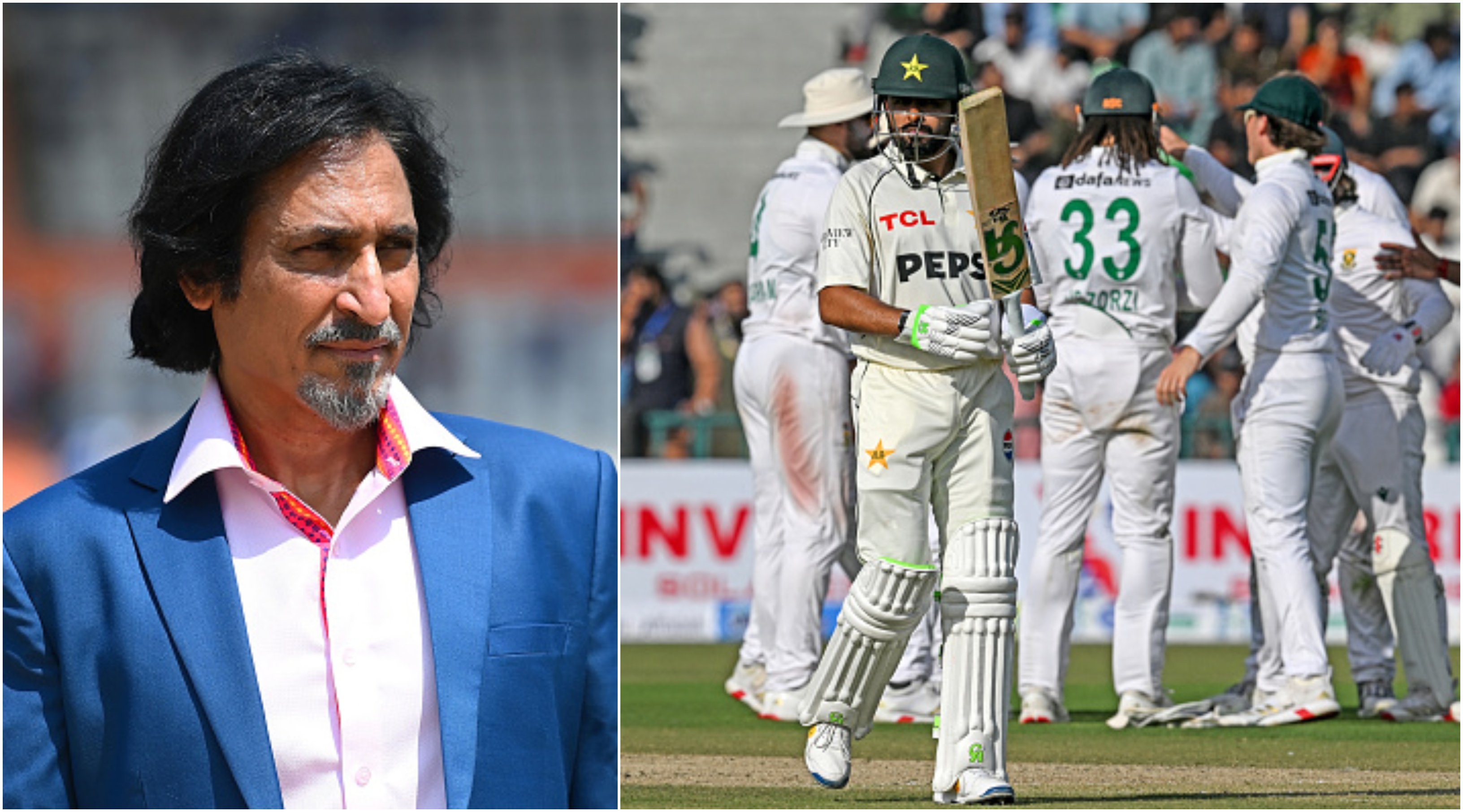 Ramiz Raja and Babar Azam | Getty