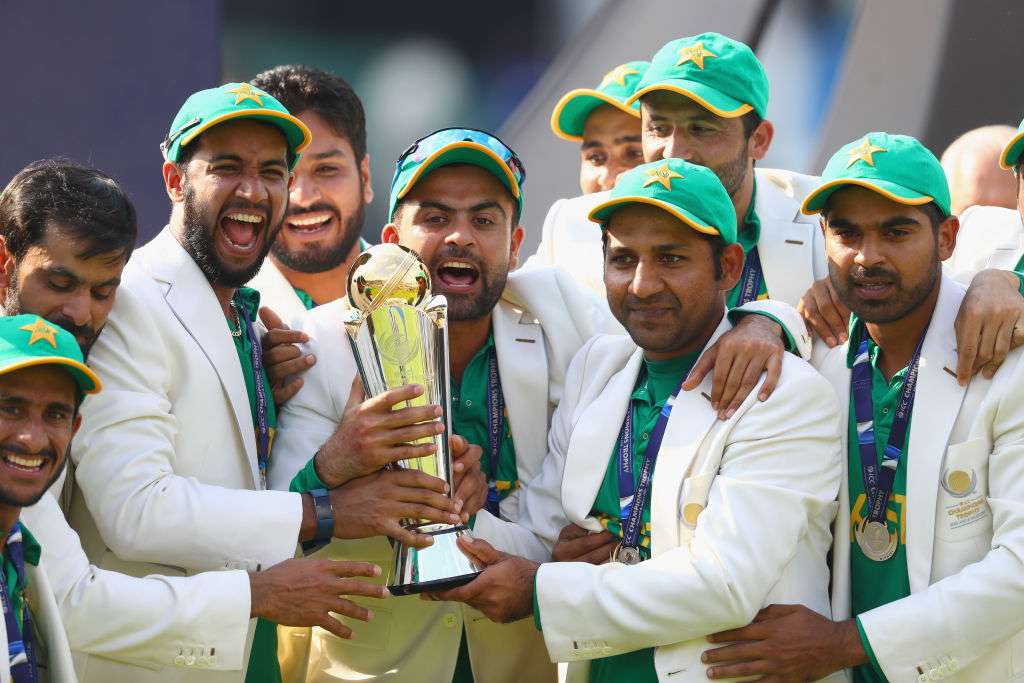 Pakistan lwon the Champions Trophy in 2017 | Getty