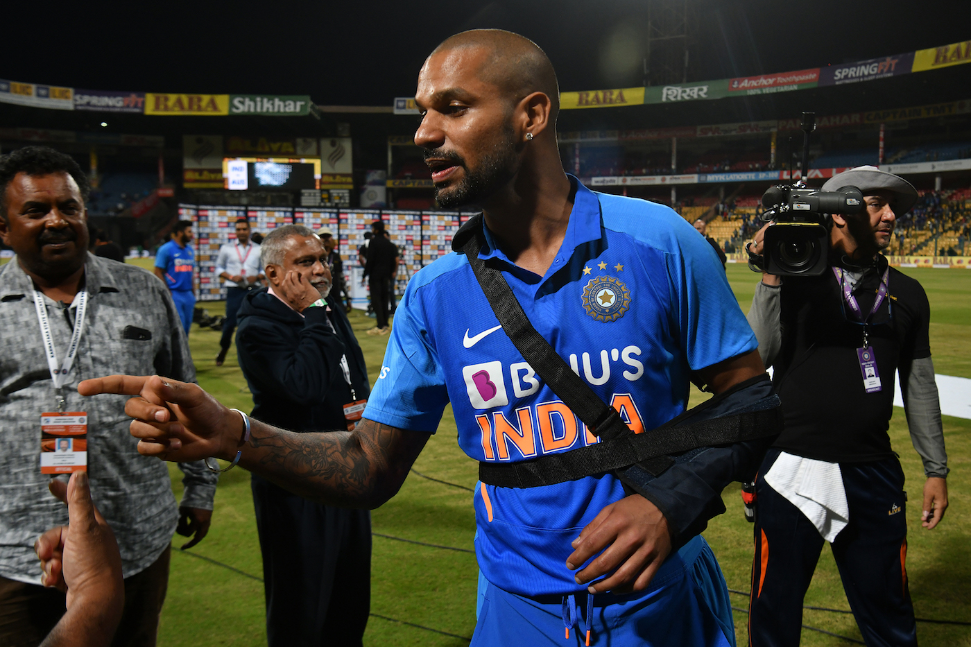 Shikhar Dhawan is ruled out of the ODI series | AFP