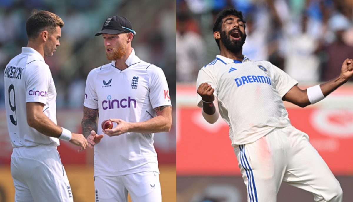 James Anderson, Ben Stokes and Jasprit Bumrah | Getty Images