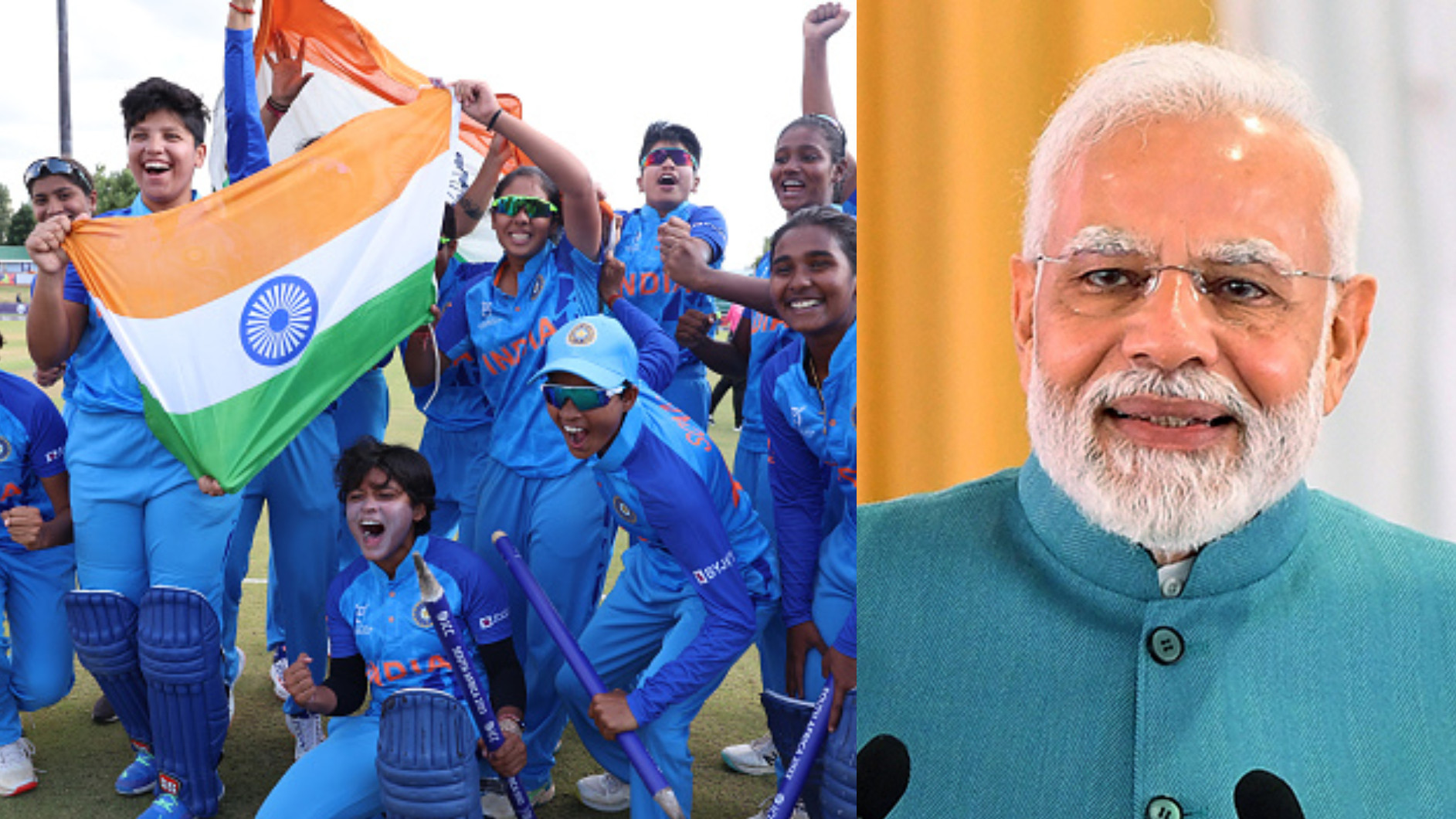 PM Narendra Modi congratulates Indian women’s team on ICC U19 T20 World Cup triumph