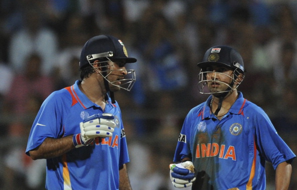 Gautam Gambhir and MS Dhoni | Getty