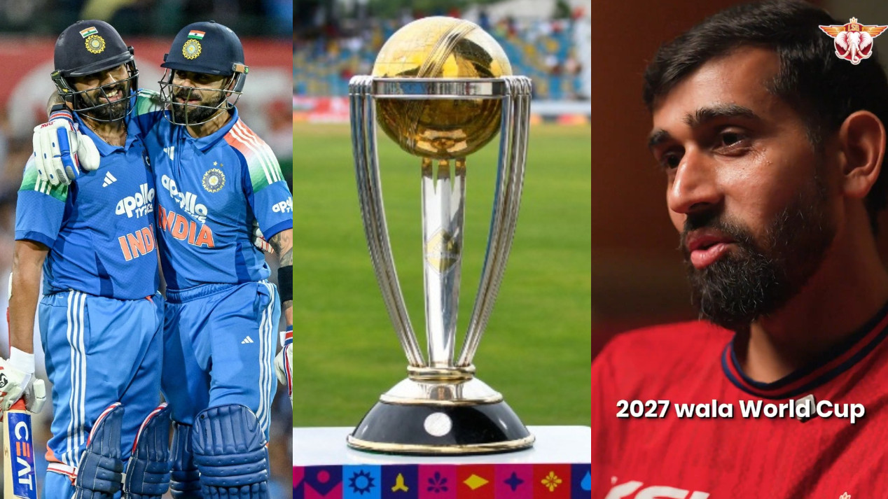 WATCH- “Virat aur Rohit Bhaiya ke saath 2027 wala World Cup khelu aur jeetu”- Prince Yadav reveals his goal