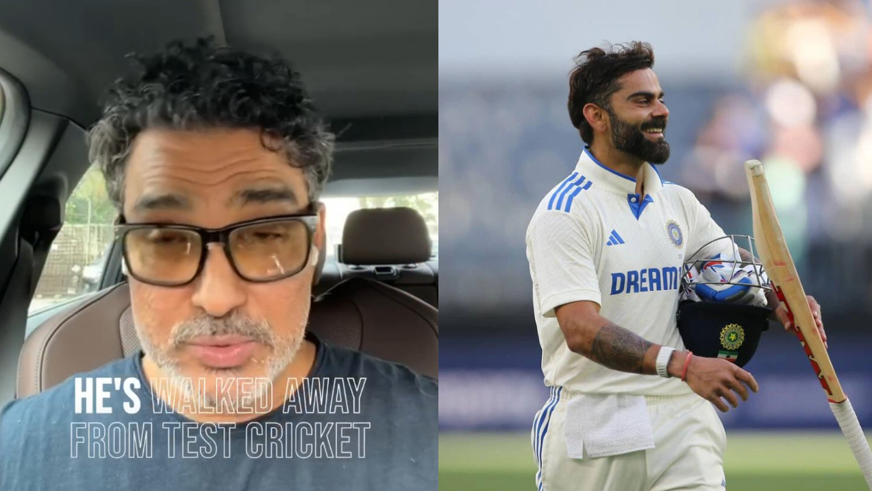 WATCH- ‘His choice to play ODIs disappoints me’- Manjrekar says Virat Kohli quit Tests instead of working on his flaws