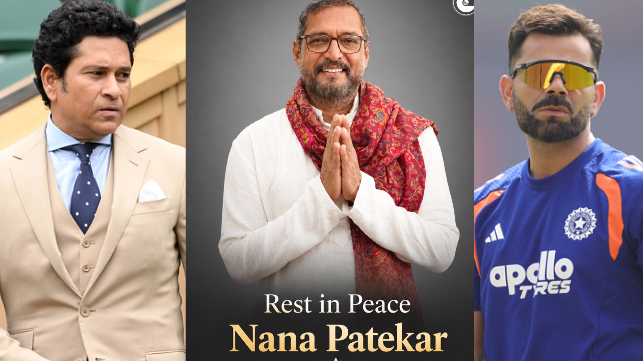 Veteran actor Nana Patekar passes away at 75; Indian cricket fraternity pays tribute