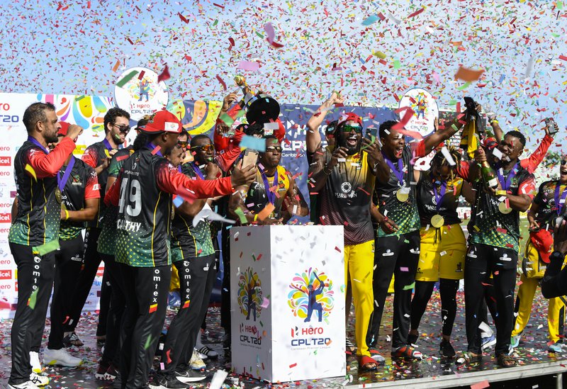 St Kitts and Nevis Patriots CPL 9 winners | Getty