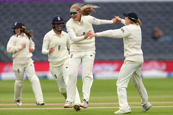Sophie Ecclestone picked 8 wickets in the match | Getty