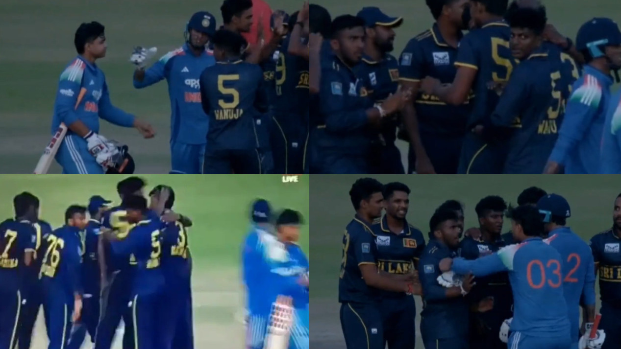 WATCH- New video angle shows why Vaibhav Sooryavanshi got into shoving contest with Sri Lanka A players