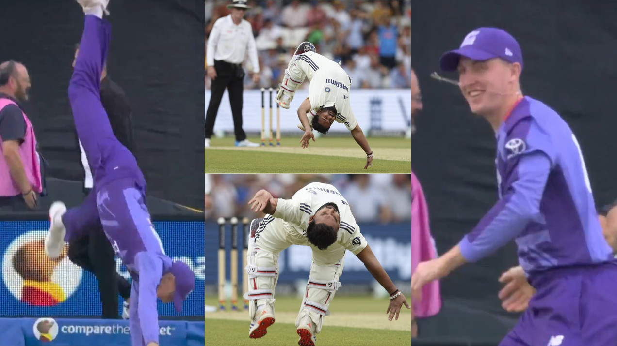 WATCH- Harry Brook’s cartwheel reminds Eoin Morgan of Rishabh Pant’s front flip celebration; says he might’ve had a bet
