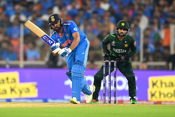 Rohit Sharma took the Pakistani bowling attack to the cleaners | Getty
