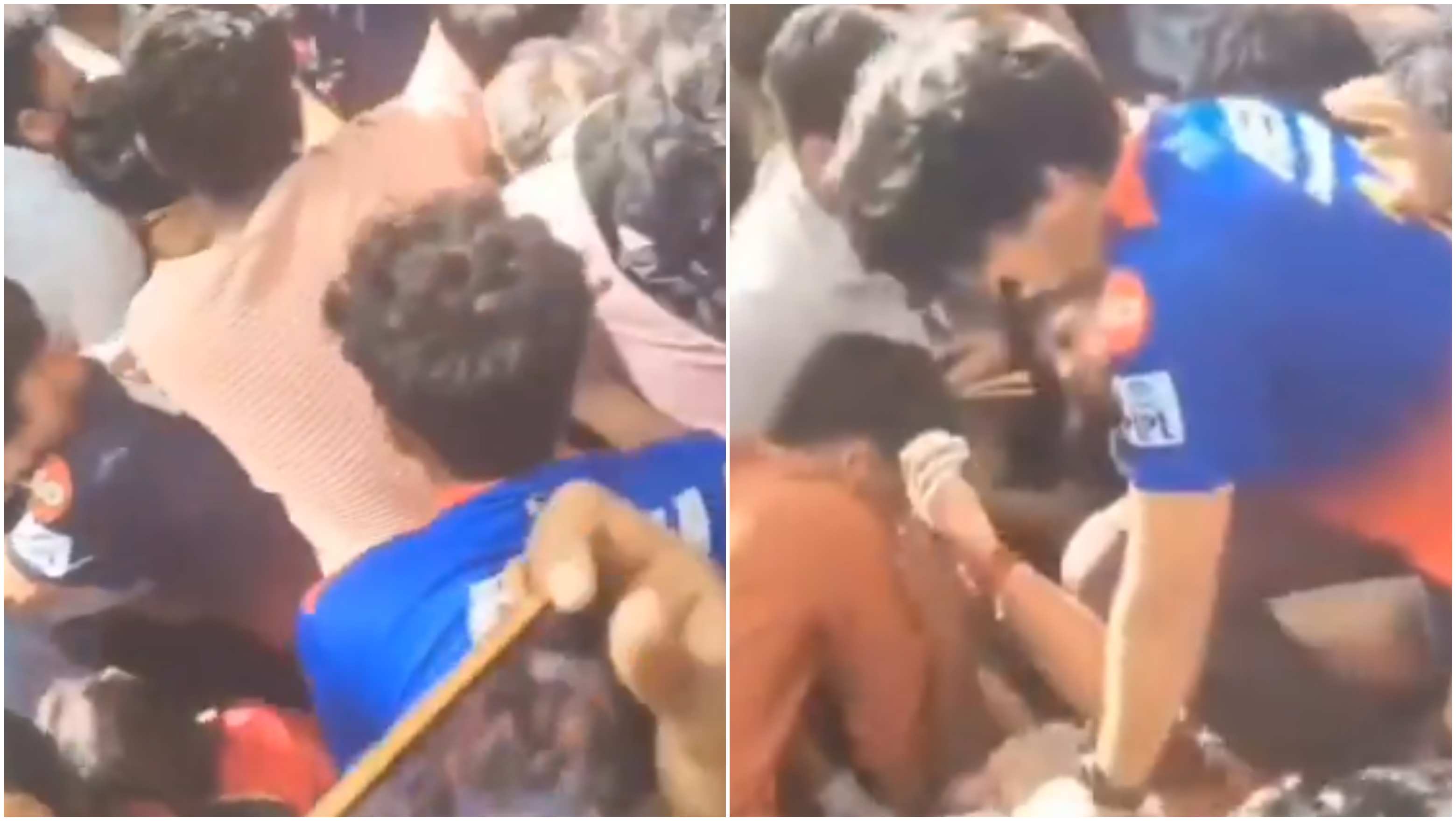 The stampede incident took place outside Chinnaswamy Stadium | X