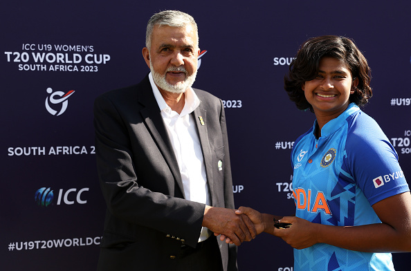 Titas Sadhu won the Player of the Match for her 2/6 | Getty