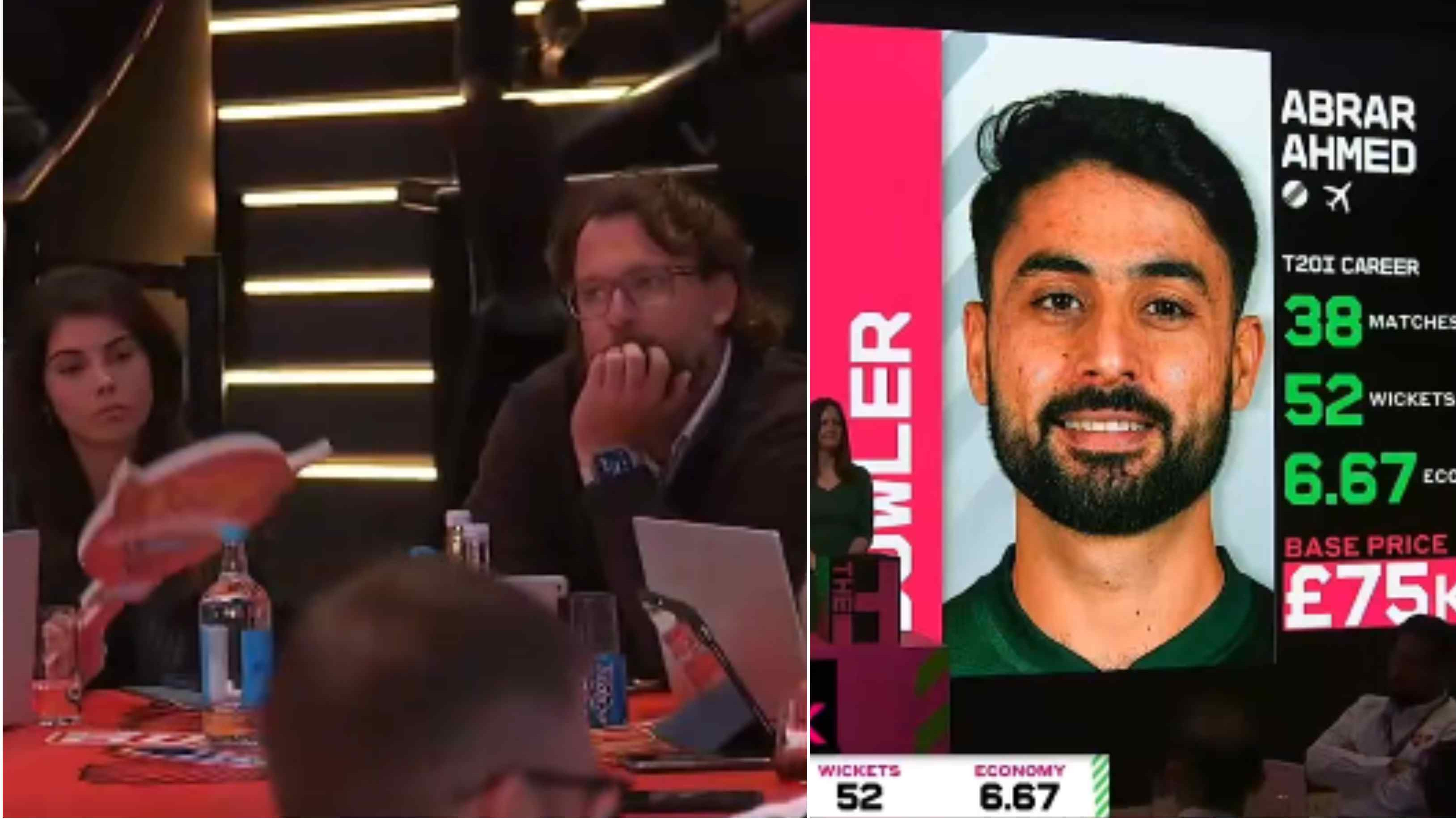 WATCH: Indian-owned SunRisers Leeds sign Pakistan spinner Abrar Ahmed in The Hundred auction