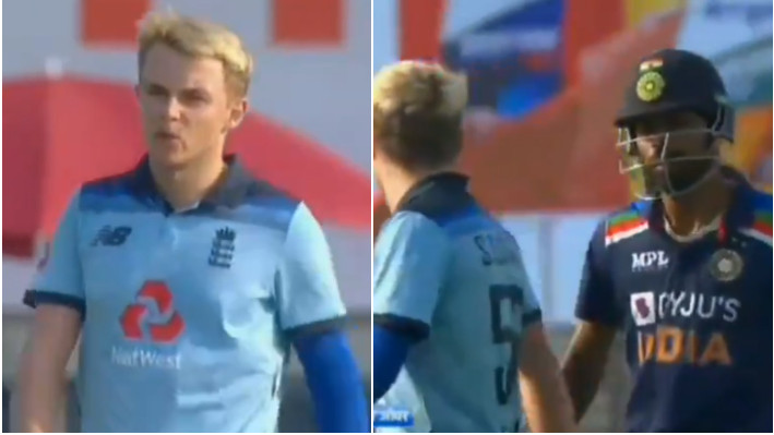 IND v ENG 2021: WATCH - Sam Curran and Hardik Pandya engage in a heated exchange of words 