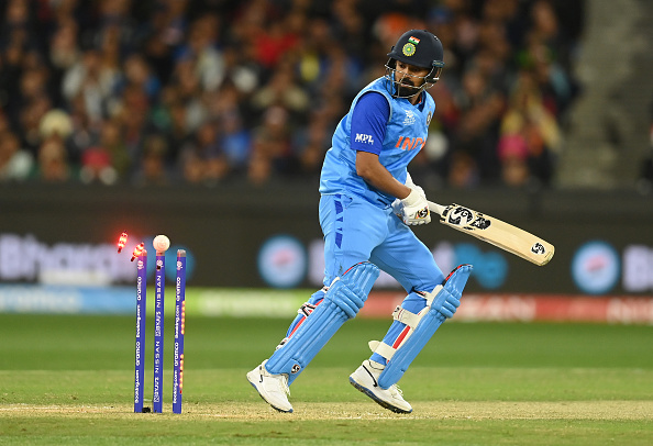 KL Rahul has scored 4 and 9 runs in two matches for India in T20 WC thus far | Getty