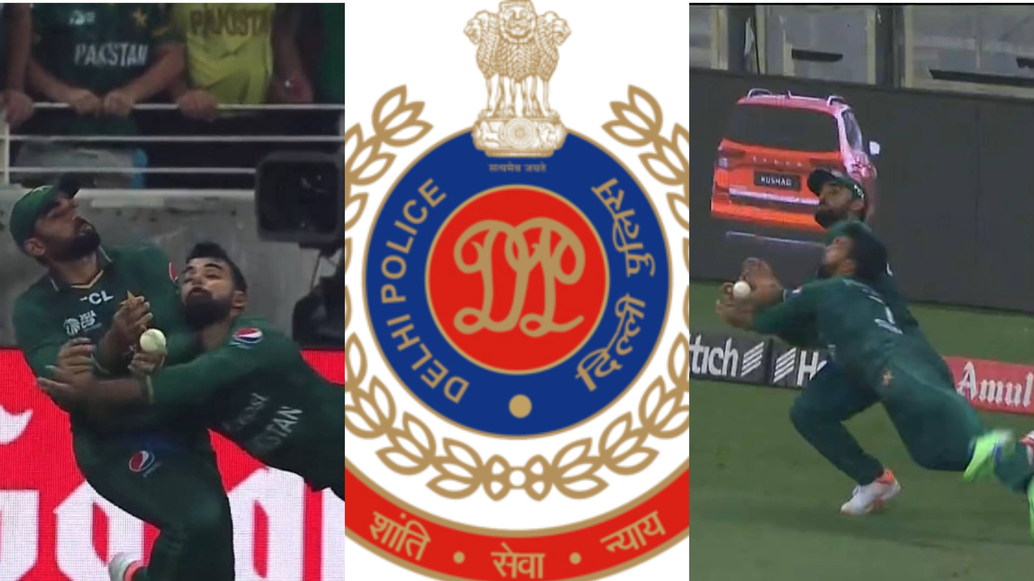Asia Cup 2022: ‘Ae Bhai, Zara Dekh Ke Chalo’- Delhi Police posts road safety message using Shadab- Asif collision video