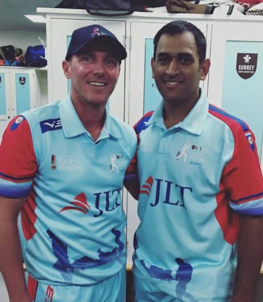Damien Martyn and MS Dhoni | Getty