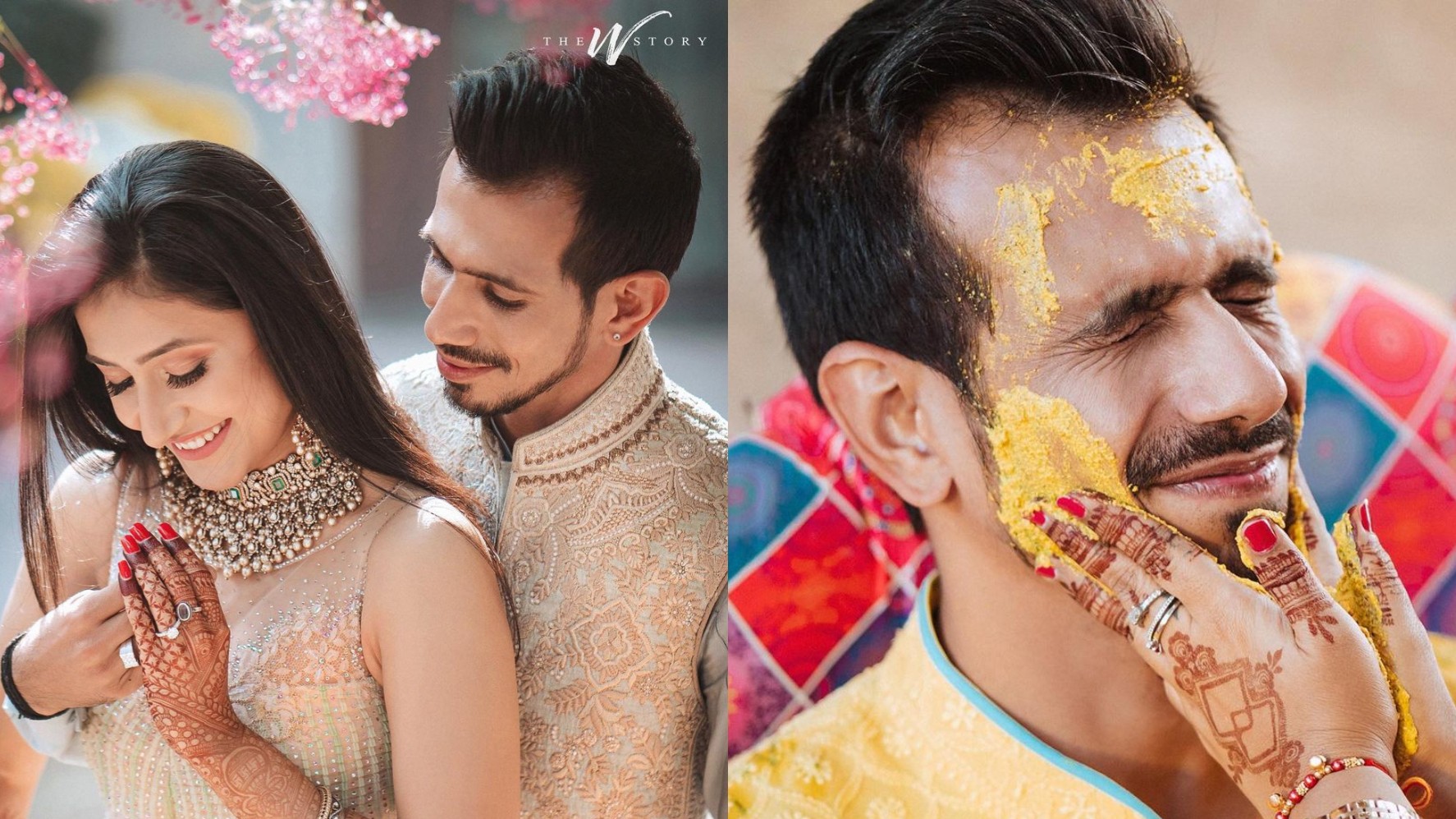Yuzvendra Chahal shares pictures from his engagement, haldi ceremony with Dhanashree Verma