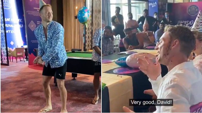 IPL 2021: WATCH - David Miller funnily imitates Jos Buttler's batting stance in a party