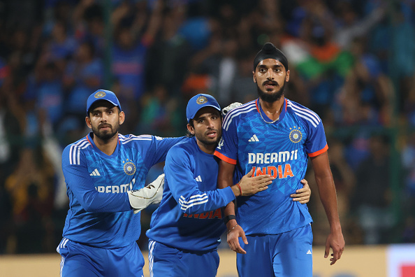 Arshdeep Singh defended 10 runs in the last over in fifth T20I | Getty