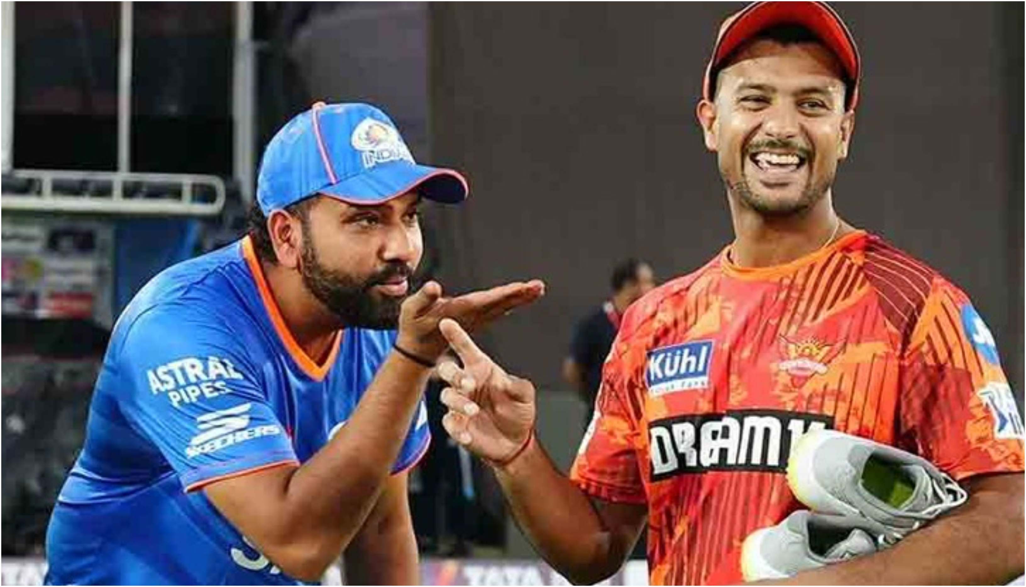 Rohit Sharma and Mayank Agarwal | SRH/X