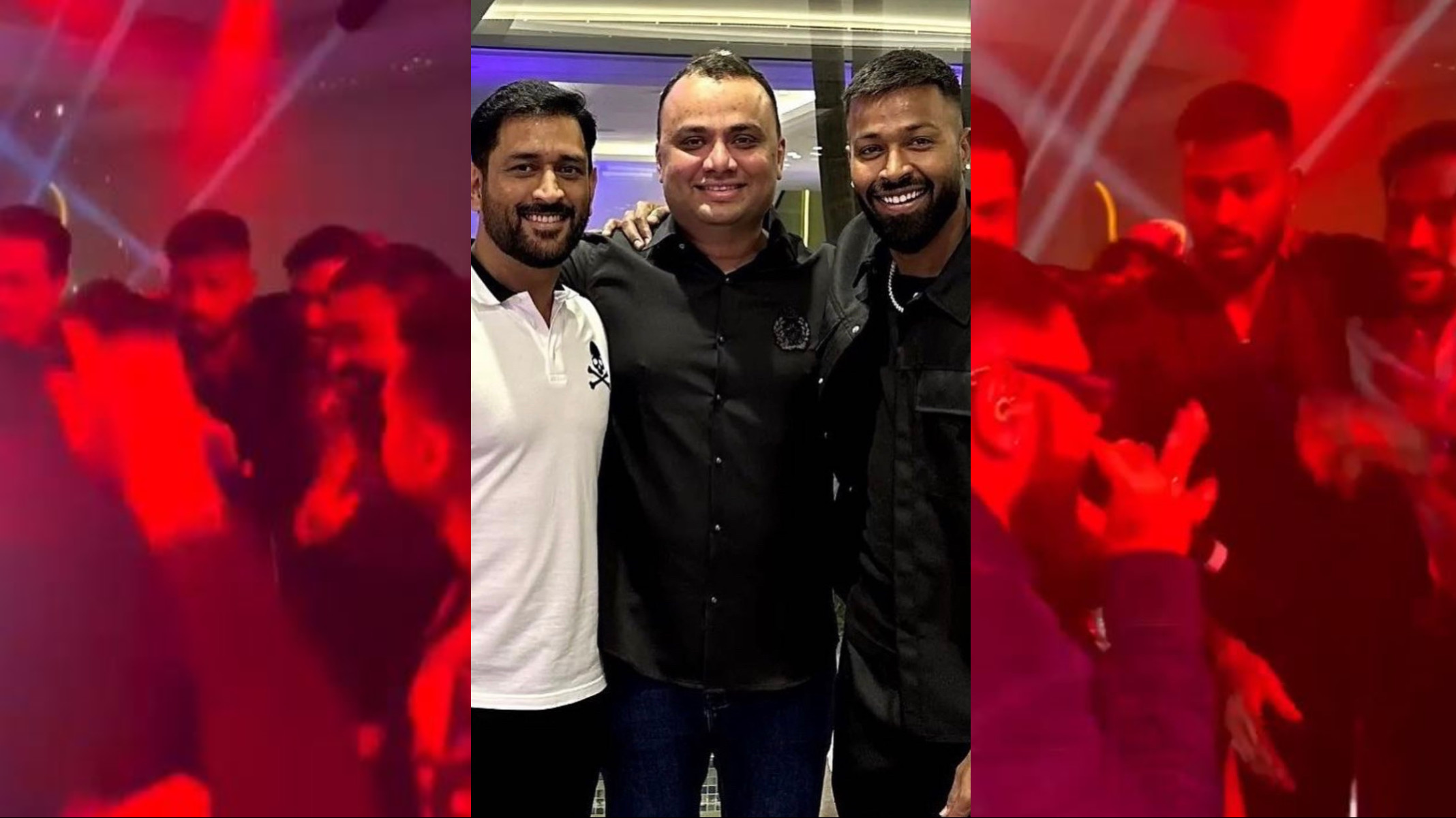 WATCH- MS Dhoni seen with Hardik Pandya in Dubai; groove with Badshah during birthday celebration