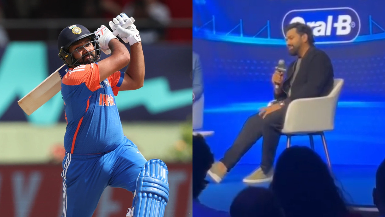 WATCH- “I’d love to hit…”- Rohit Sharma answers question on one bowler that he’d love to hit for a six