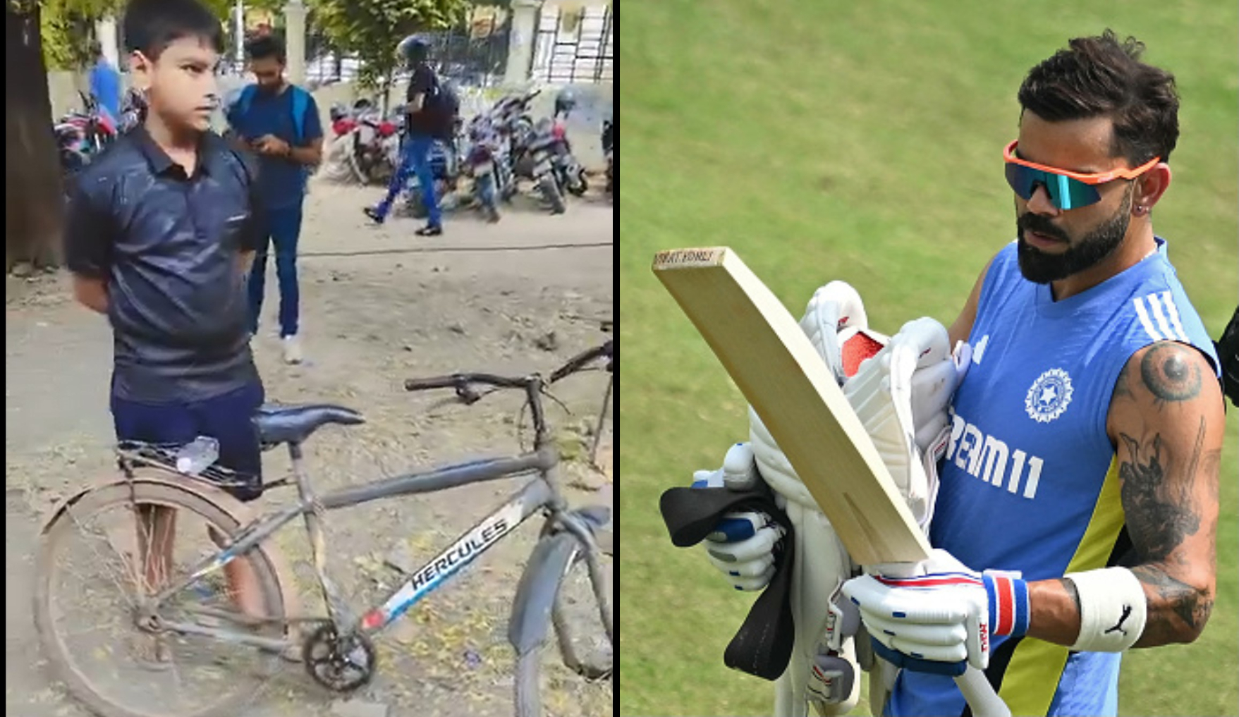 15-year-old cycled from Unnao tom Kanpur, 58 kms in 7 hours to meet Kohli | X