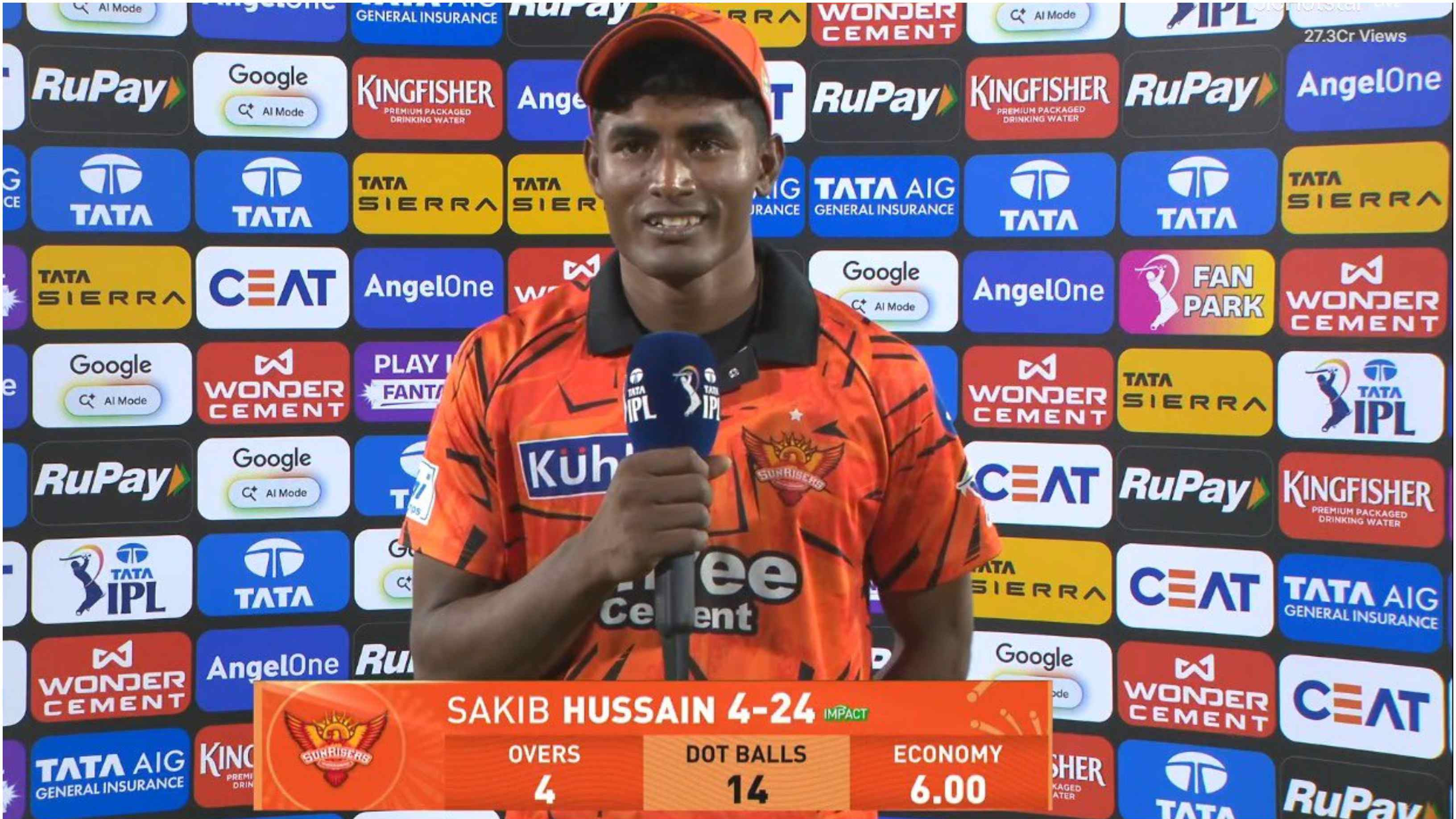 IPL 2026: “It feels really good,” Sakib Hussain elated after claiming four wickets on debut for SRH against RR