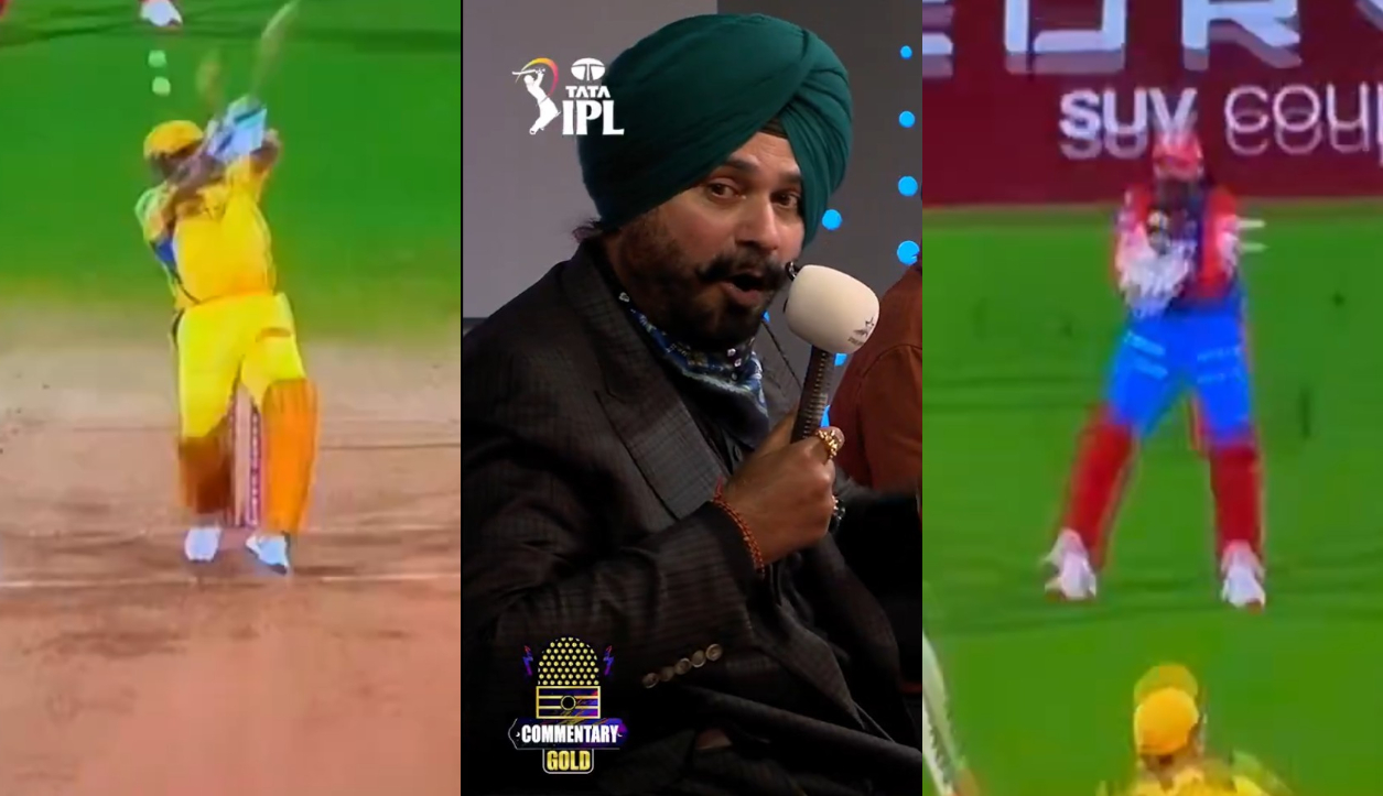 Navjot Sidhu roasted MS Dhoni for missing a free hit | X