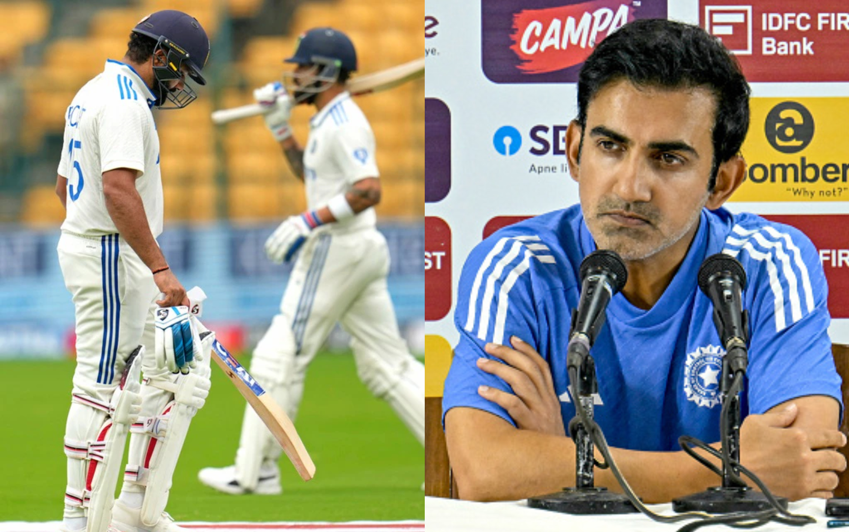 Gautam Gambhir refused to blame only batters for India's Test series loss to NZ | Getty