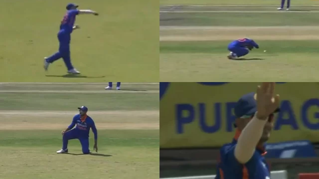 ZIM v IND 2022: WATCH - Akshar Patel ducks for cover after almost being taken out by Ishan Kishan's throw in 2nd ODI