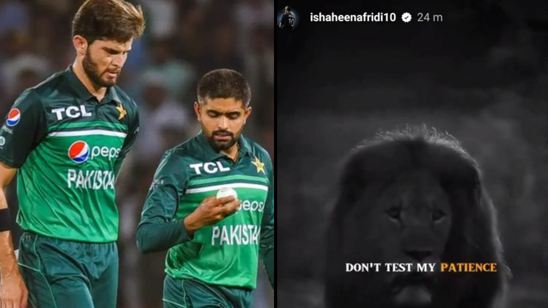 'Don't test my patience...'- Shaheen Afridi’s Instagram story after losing Pakistan white-ball captaincy to Babar Azam