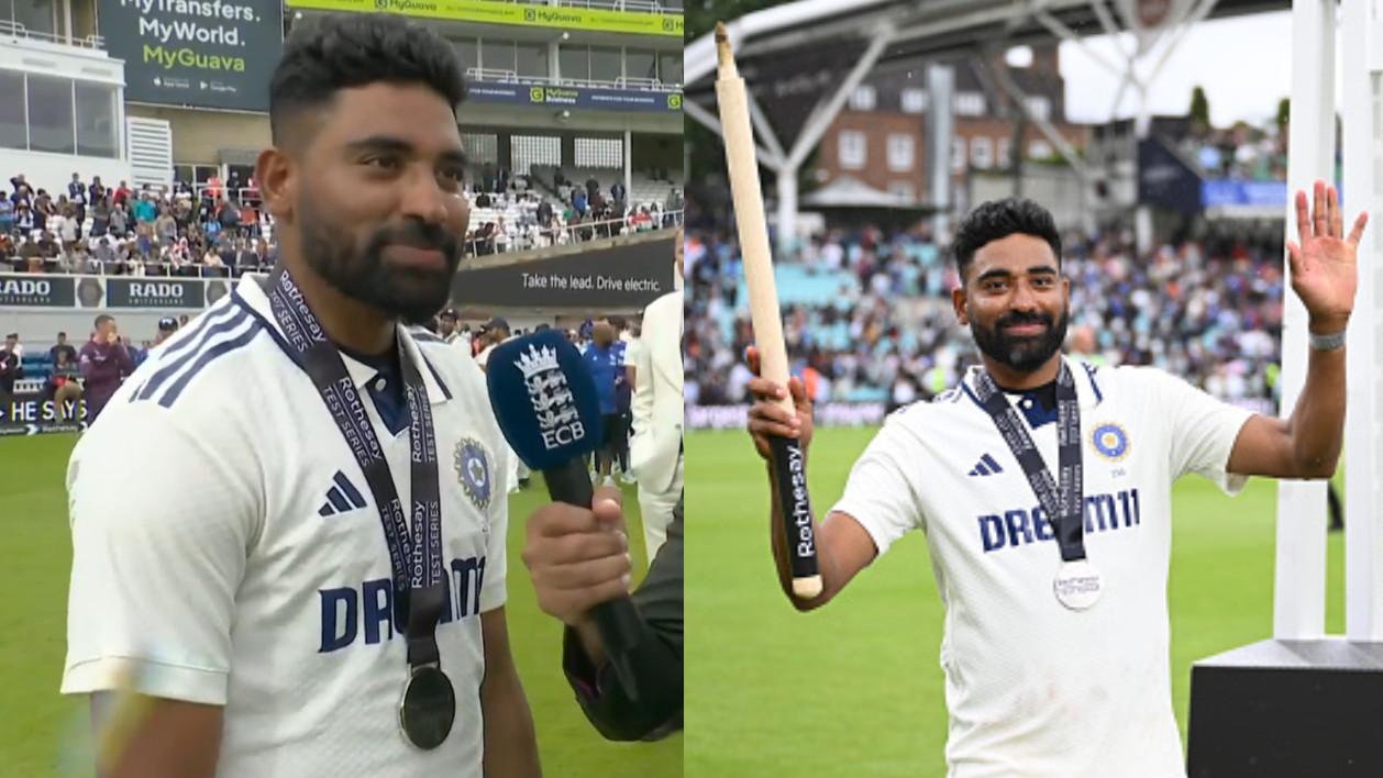 ENG v IND 2025: “I had the belief that I could do it”- Mohammed Siraj on his fifer in India’s win in Oval Test