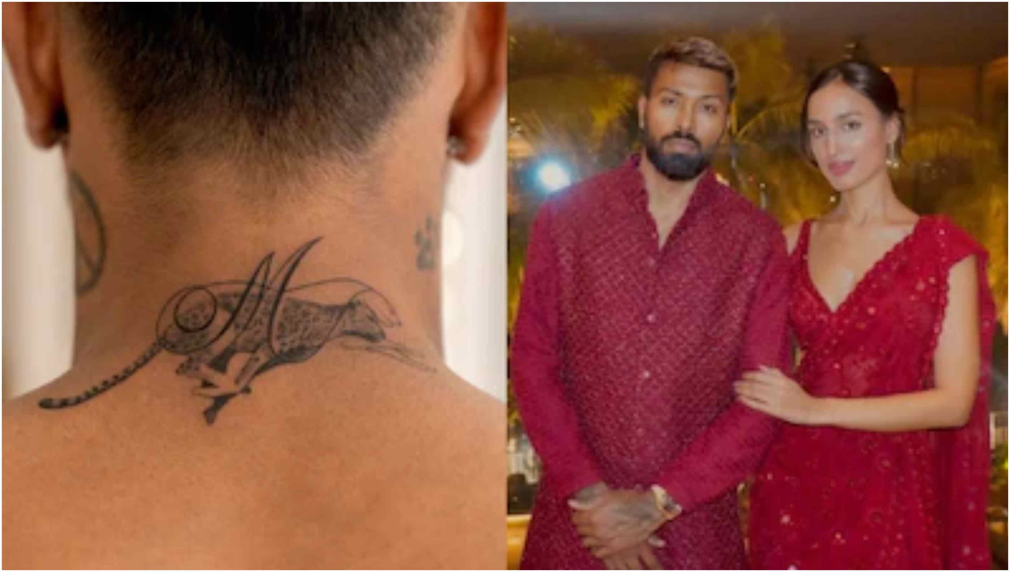 Hardik Pandya got a new tattoo, dedicating it to Mahieka | X