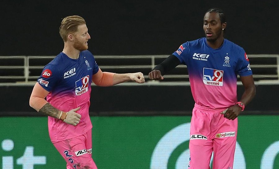 England cricketers Ben Stokes and Jofra Archer | IPL/BCCI