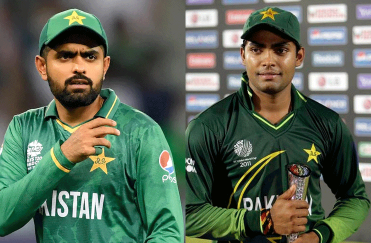 Babar Azam and Umar Akmal | Getty