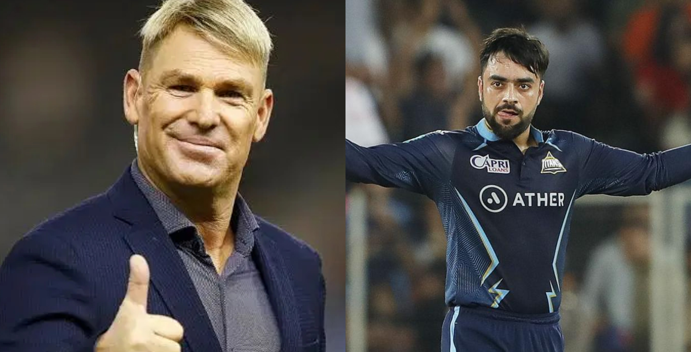 Shane Warne and Rashid Khan | Twitter