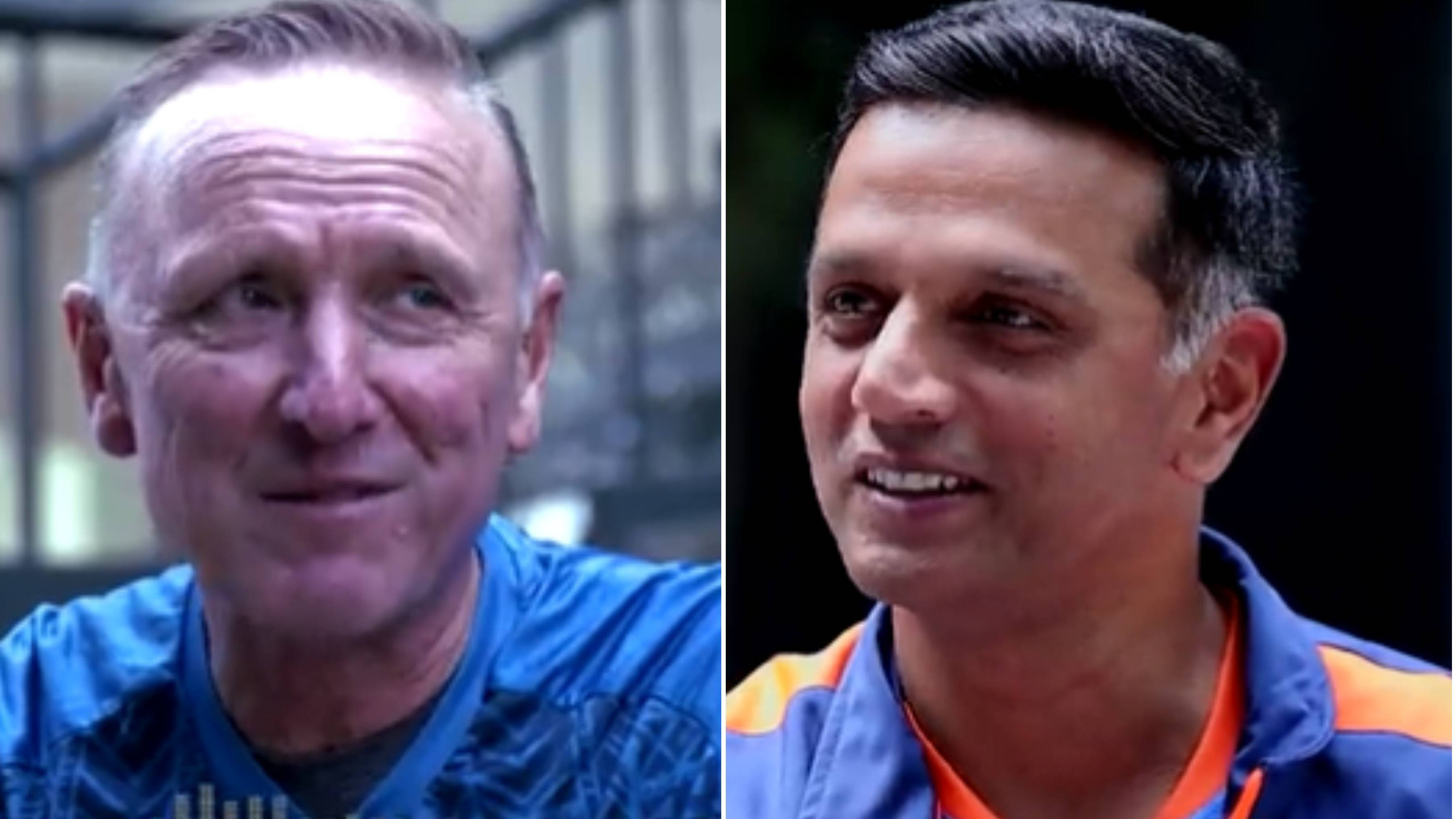 WATCH: Rahul Dravid reacts as Allan Donald issues public apology to India head coach for ugly behaviour in 1997