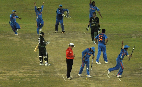 India won the 2011 World Cup semi-final against Pakistan | Getty