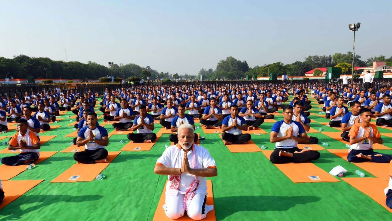 PM Narendra Modi doing Yoga on International Yoga Day | File Photo
